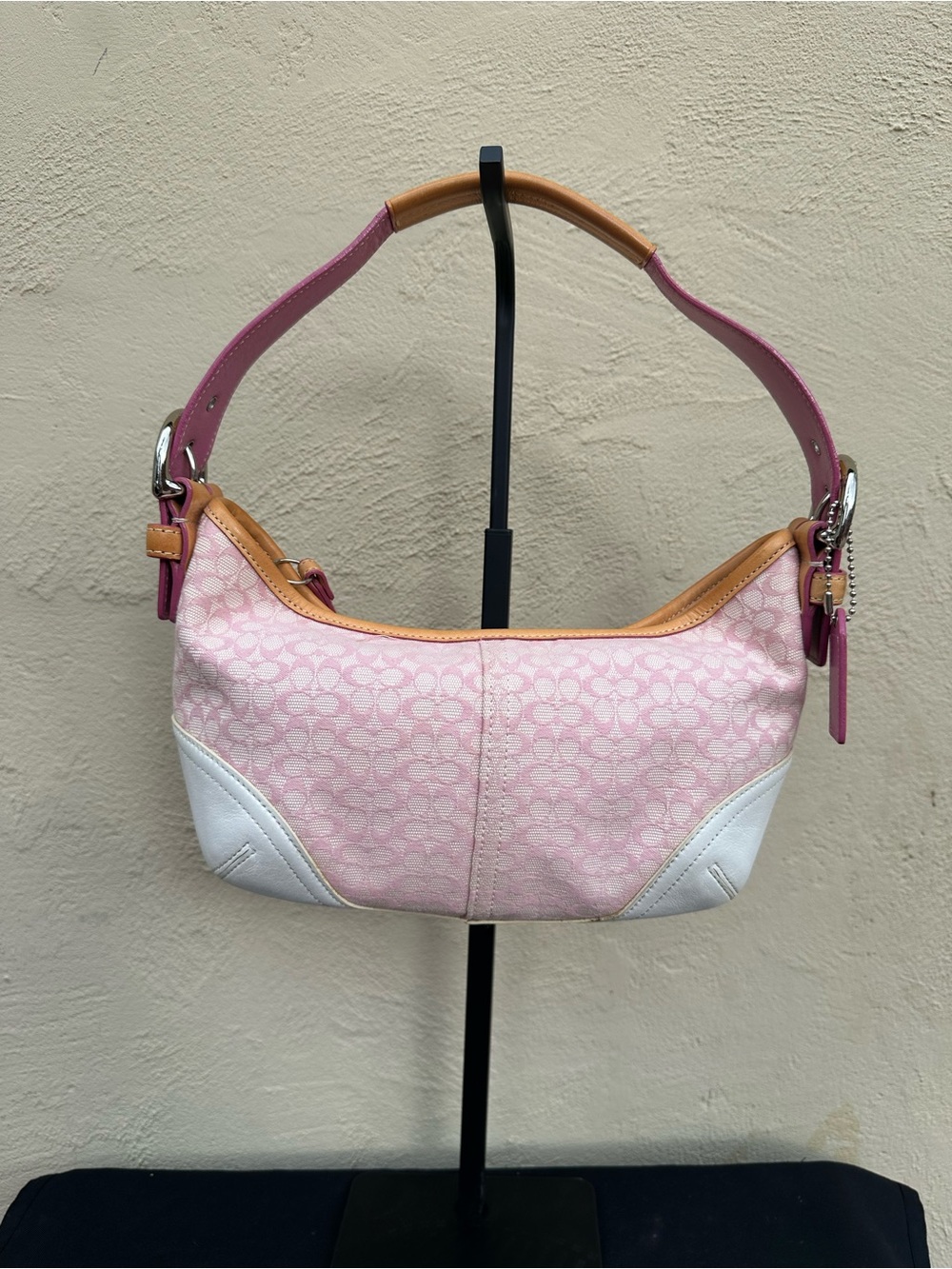 🌸Y2K Coach Soho Mini Signature Hobo Shoulder Bag 6351 🌸